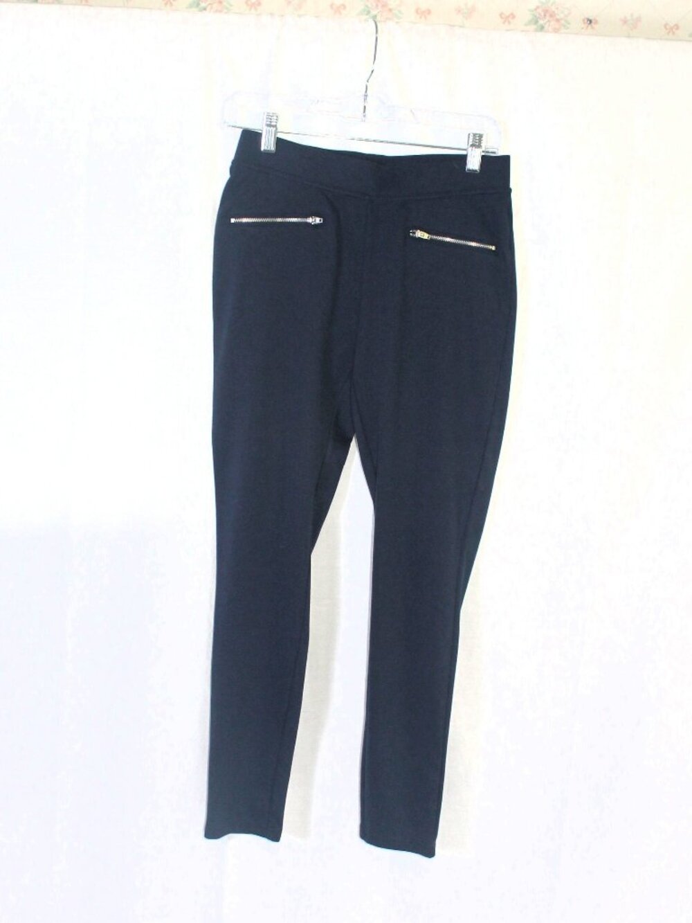 Gap Factory ES Ponte Zipper Navy Blue Pants, Small